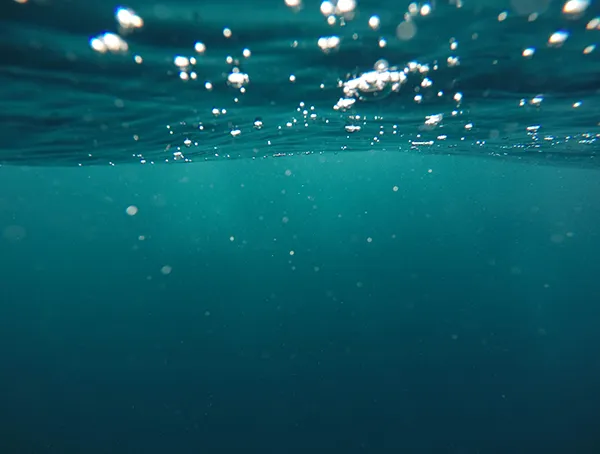 Open ocean water