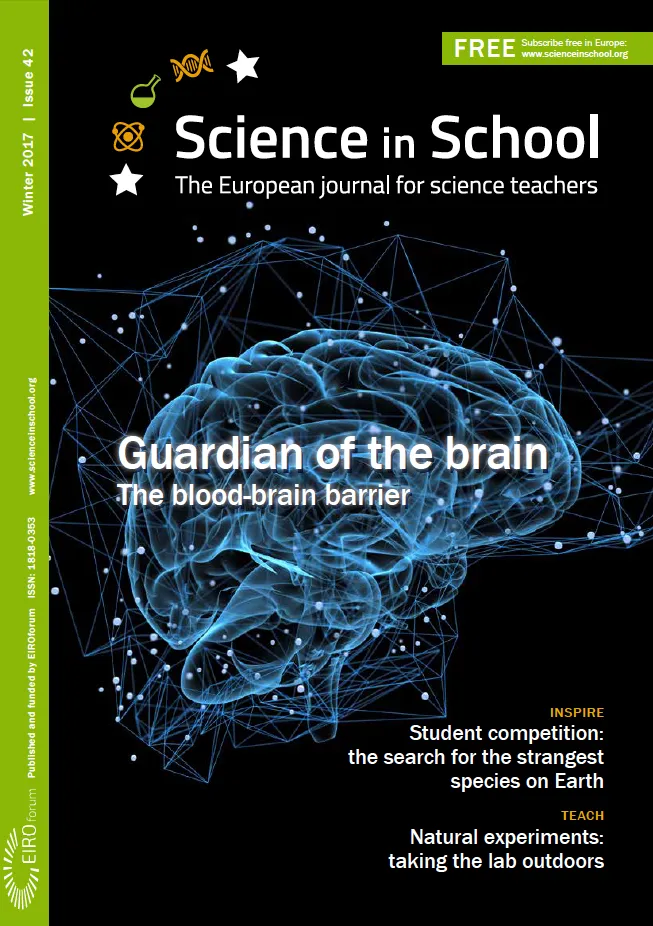 Cover of Science in School magazine